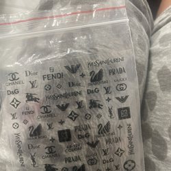 Red Nails - Stickers offered as a design
