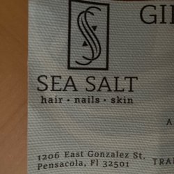 Sea Salt Nails & Massage - Logo of spa's gift certificate