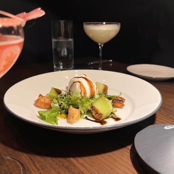 Between The Trees - Burrata salad - French Near Me - Greenville, South Carolina Between The Trees - Burrata salad - French Near Me - Greenville, South Carolina