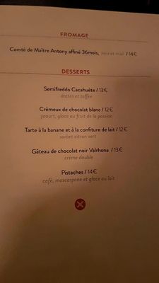 Menu photo 5 Grand Cœur Paris, 75