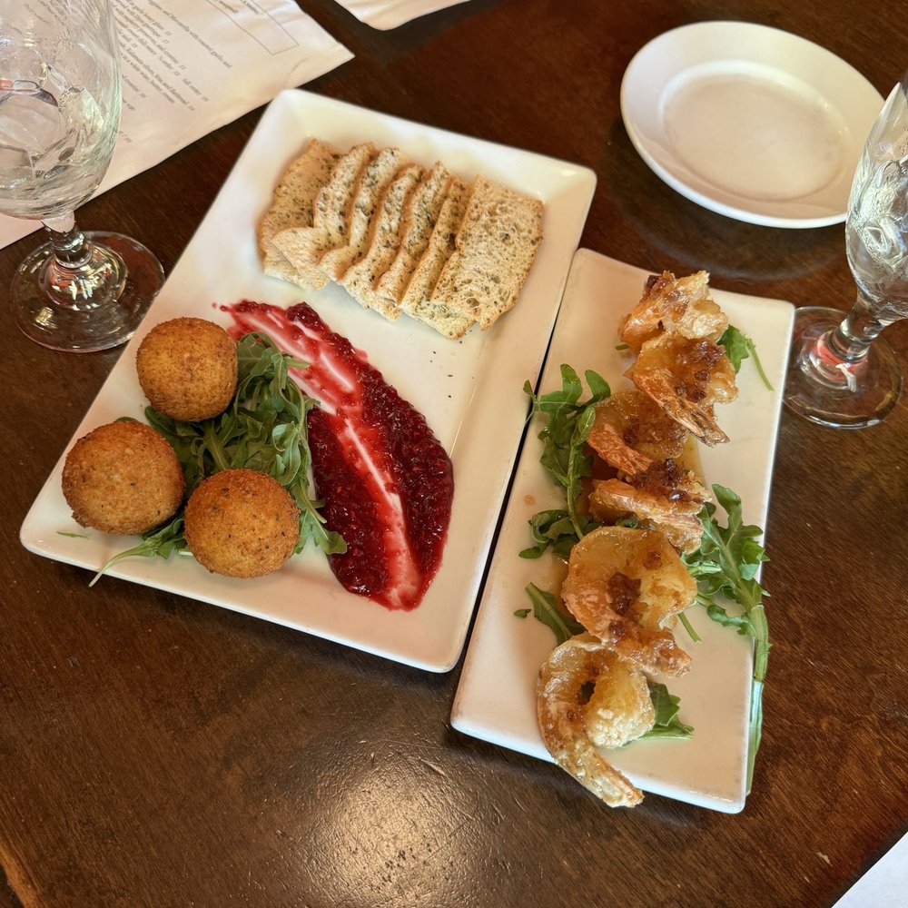 The Repp - Garlic Honey Prawns Goat Cheese Fritters - New American Near Me - Snohomish, Washington The Repp - Garlic Honey Prawns Goat Cheese Fritters - New American Near Me - Snohomish, Washington