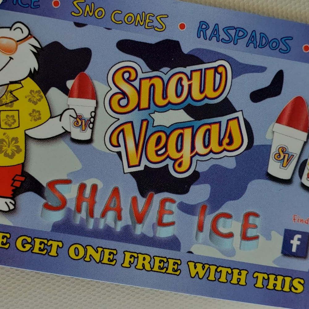 Snow Vegas Shave Ice - Next time for BOGOF. - Shaved Ice Near Me - Henderson, Nevada Snow Vegas Shave Ice - Next time for BOGOF. - Shaved Ice Near Me - Henderson, Nevada