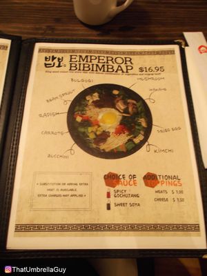Menu photo 5 Bapbo Korean Restaurant Toronto, ON
