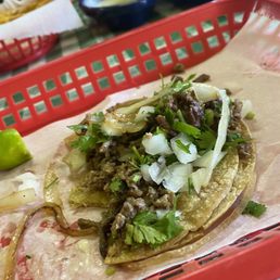 Carne asada taco