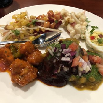 Swadist - Chili Chicken and salad - Indian Near Me - Jersey City, New Jersey Swadist - Chili Chicken and salad - Indian Near Me - Jersey City, New Jersey