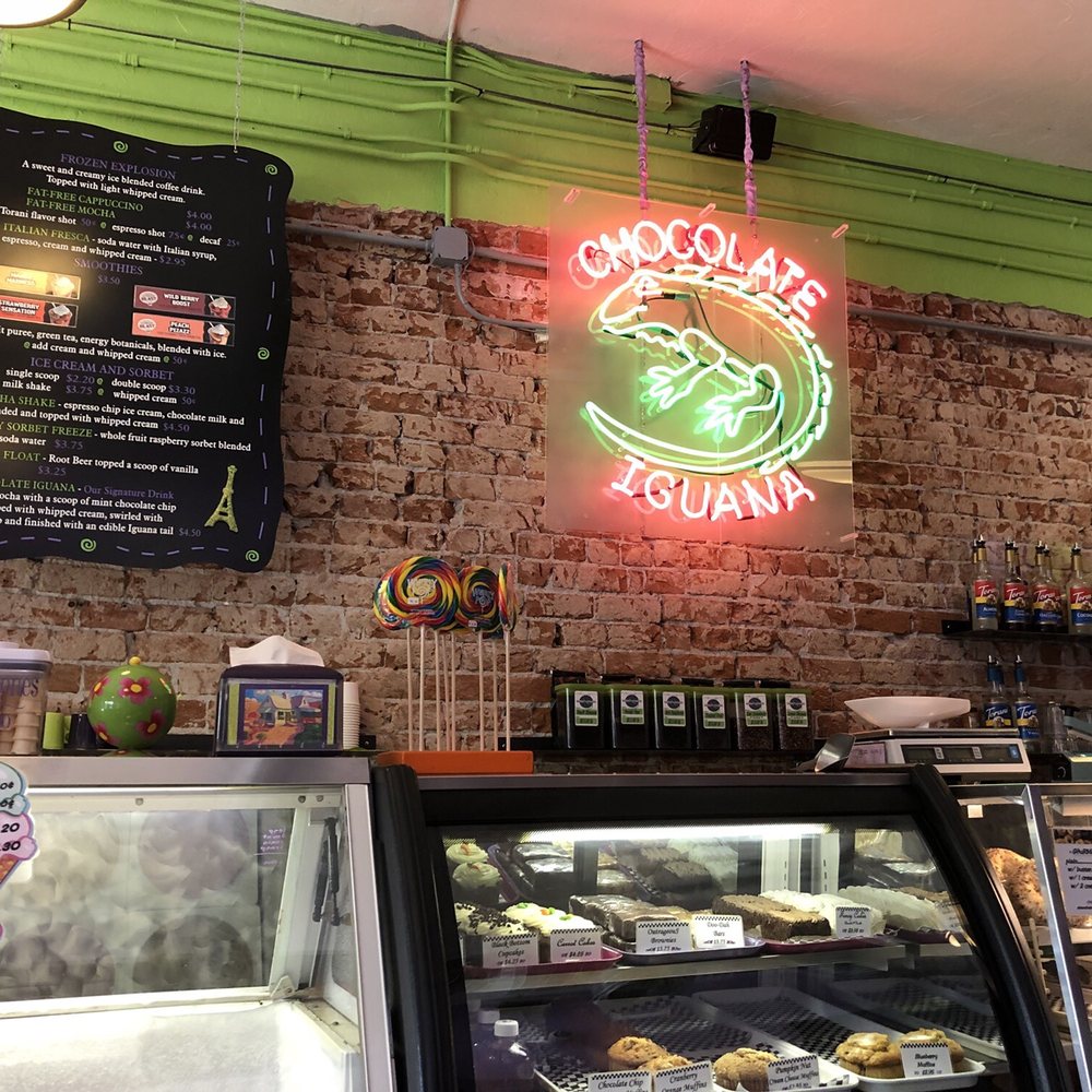 Chocolate Iguana - I noticed they had ice-cream when someone ordered a chocolate raspberry shake at 8 am. - Coffee & Tea Near Me - Tucson, Arizona Chocolate Iguana - I noticed they had ice-cream when someone ordered a chocolate raspberry shake at 8 am. - Coffee & Tea Near Me - Tucson, Arizona