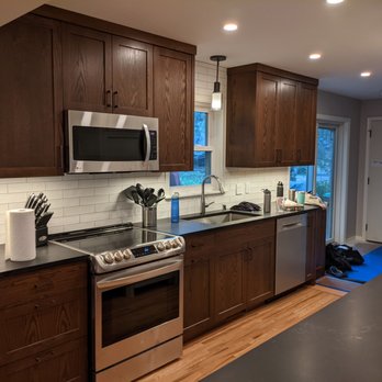 Alpine Woodworking - Split level homes new kitchen - Cabinetry Near Me - Ramsey, Minnesota Alpine Woodworking - Split level homes new kitchen - Cabinetry Near Me - Ramsey, Minnesota