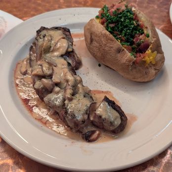 Outwest - Outwest Strip steak, the seasoning crust and the marsala sauce were wonderful. - Steakhouses Near Me - Kernersville, North Carolina Outwest - Outwest Strip steak, the seasoning crust and the marsala sauce were wonderful. - Steakhouses Near Me - Kernersville, North Carolina