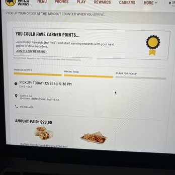 Buffalo Wild Wings - American Near Me - Santee, California