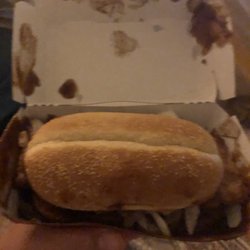 McDonald's - I wish I would have taken a better photo but this was atrocious,,,,, it looked like it was dropped on the floor and just thrown together..