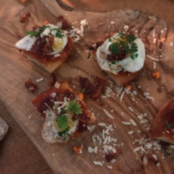 Barndiva - Quail egg blt sliders - New American Near Me - Healdsburg, California