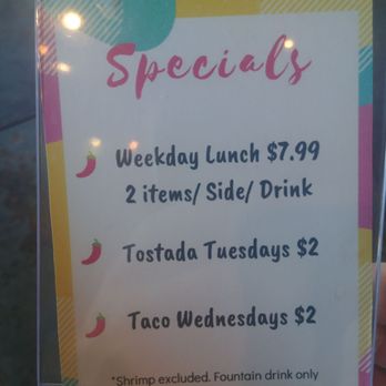 Taco Bar - The sprcials - Mexican Near Me - Clearwater, Florida Taco Bar - The sprcials - Mexican Near Me - Clearwater, Florida
