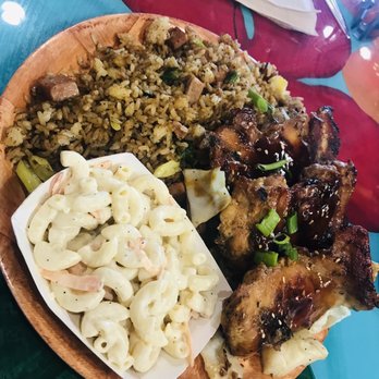 Aloha To Go - Huli huli chicken with fried rice - Hawaiian Near Me - Palm Harbor, Florida Aloha To Go - Huli huli chicken with fried rice - Hawaiian Near Me - Palm Harbor, Florida