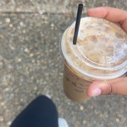 iced latte w/ honey