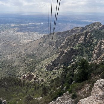 Sandia Peak Tramway - View near top - Ski Resorts Near Me - Albuquerque, New Mexico Sandia Peak Tramway - View near top - Ski Resorts Near Me - Albuquerque, New Mexico