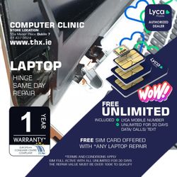 Computer Clinic - LAPTOP REPAIRS》HINGE SAME DAY REPAIR》 FREE ASSESSMENT & 1 YEAR WARRANTY