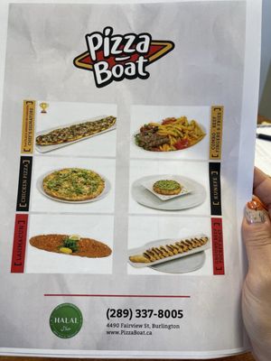 Menu photo 2 Pizza Boat Burlington, ON Menu photo 2 Pizza Boat Burlington, ON
