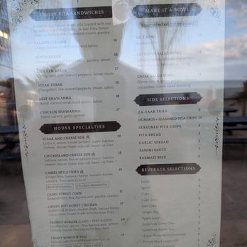 The Kebob Project - Menu July 2026 - Middle Eastern Near Me - Ocean City, Maryland