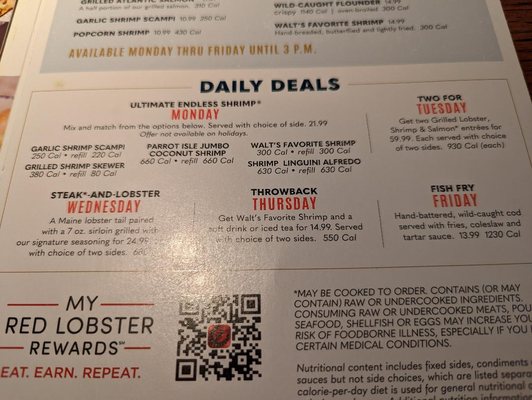 Menu photo 4 Red Lobster Greensboro, NC