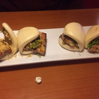 Fat Choy - Left is pork belly bao, right is pecking duck bao - New American Near Me - Las Vegas, Nevada Fat Choy - Left is pork belly bao, right is pecking duck bao - New American Near Me - Las Vegas, Nevada