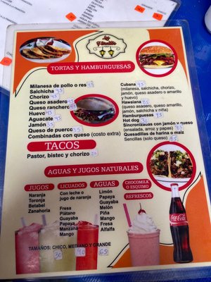 Menu photo 1 Los Farolitos San Miguel de Allende, GUA