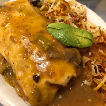 Sunshine Café - Vegetarian breakfast burrito with tofu added. - Breakfast & Brunch Near Me - Silverthorne, Colorado
