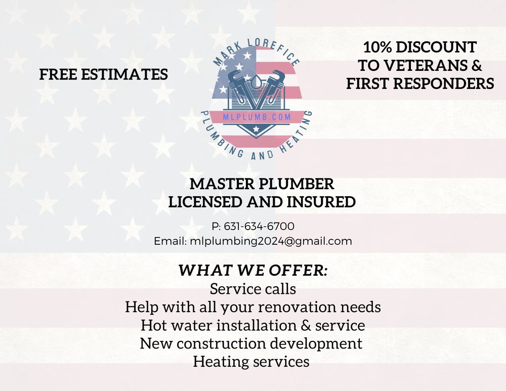 Slide of Mark Lorefice Plumbing and Heating