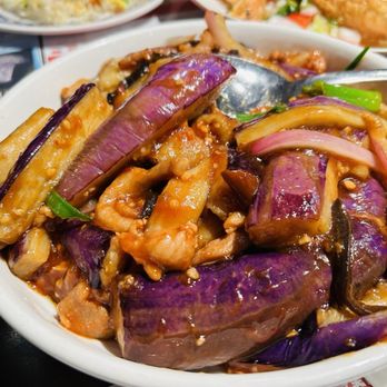 Mama Lu Dumpling House - 5/6/24 Eggplant with Garlic Sauce - Chinese Near Me - Monterey Park, California Mama Lu Dumpling House - 5/6/24 Eggplant with Garlic Sauce - Chinese Near Me - Monterey Park, California