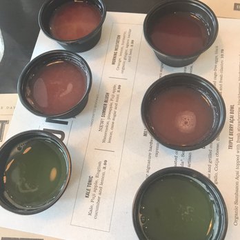 First Watch - Sampler- Kale Tonic, Summer Blush and Morning Meditation - Breakfast & Brunch Near Me - Houston, Texas First Watch - Sampler- Kale Tonic, Summer Blush and Morning Meditation - Breakfast & Brunch Near Me - Houston, Texas