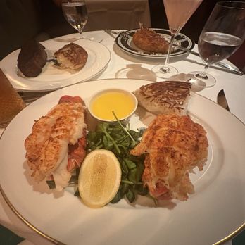 The Occidental - Twin lobster tails, NY strip and hash browns - Seafood Near Me - Washington, DC, District of Columbia