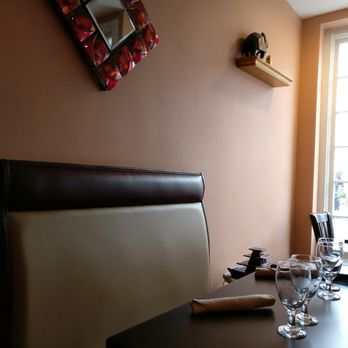 Touch Thai - a table with wine glasses on it - Thai Near Me - Bethlehem, Pennsylvania
