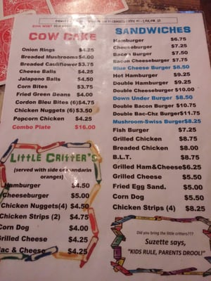 Menu photo 1 Crooked Creek Ludlow, SD Menu photo 1 Crooked Creek Ludlow, SD