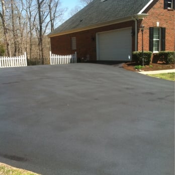 Asphalt Works - After seal coating - Masonry/Concrete Near Me - Colfax, North Carolina Asphalt Works - After seal coating - Masonry/Concrete Near Me - Colfax, North Carolina