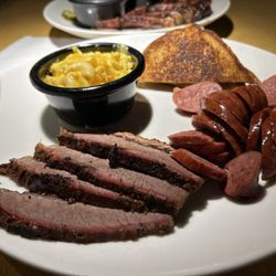 RibCrib BBQ - Brisket, hot links and Mac n cheese