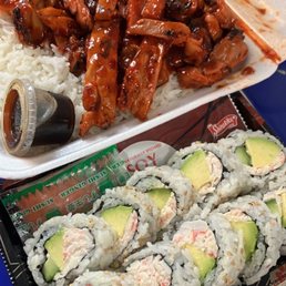 T2. Spicy Chicken Teriyaki ($12.99), California Roll ($9.99) T2. Spicy Chicken Teriyaki ($12.99), California Roll ($9.99)