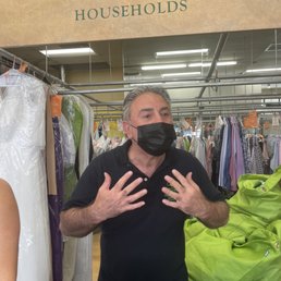 The owner, captured in the middle of him yelling at us.