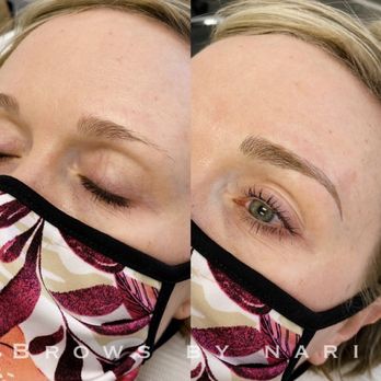 Brows by Nari - Before and after - Permanent Makeup Near Me - Pleasanton, California