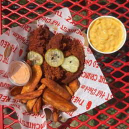 Chicken tenders and fries and Mac Chicken tenders and fries and Mac