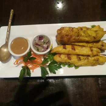 Nicky's Thai Kitchen - Chicken Satay, an appetizer. - Thai Near Me - Pittsburgh, Pennsylvania Nicky's Thai Kitchen - Chicken Satay, an appetizer. - Thai Near Me - Pittsburgh, Pennsylvania