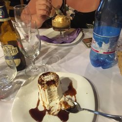 Antica Tratoria del Burchio - Couldn't identify the dessert, no need, didn't last.