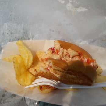 Cape Cod Lobster Rolls - I was supposed to take a picture before I started eating but I saw the huge pieces of lobster I couldn't help myself lol awesome - Seafood Near Me - Onset, Massachusetts Cape Cod Lobster Rolls - I was supposed to take a picture before I started eating but I saw the huge pieces of lobster I couldn't help myself lol awesome - Seafood Near Me - Onset, Massachusetts