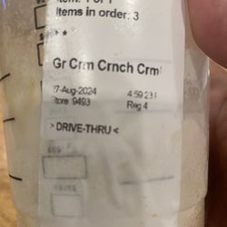 Starbucks - Grande Caramel Ribbon Crunch