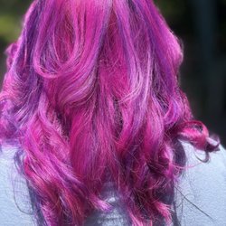 Hair Hut - Pink and purple
