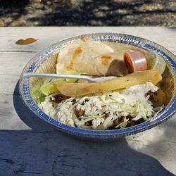 Sopa De Fideo - Absolutely EPIC ground beef tacos and super yummy!!  (Salsas were on point as well!)