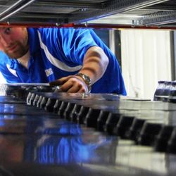 Lake Beverage Corporation - Employee's hard at work.