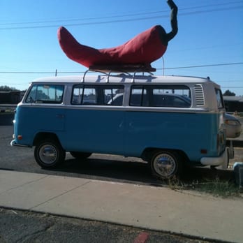 Big Chile Inn - Car with a chili on top. How cute. - Hotels Near Me - Las Cruces, New Mexico