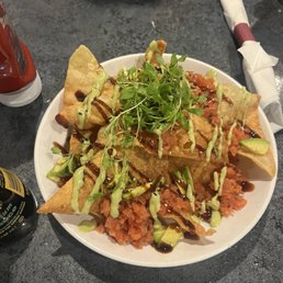 Tuna nachos Tuna nachos