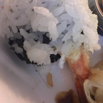 Miyako - There was a long strand of hair in my roll ! Gross !!! - Japanese Near Me - La Habra, California Miyako - There was a long strand of hair in my roll ! Gross !!! - Japanese Near Me - La Habra, California