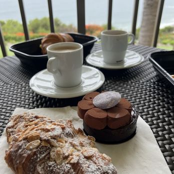 Moulin - Almond croissant and chocolate tart - Bakeries Near Me - Dana Point, California