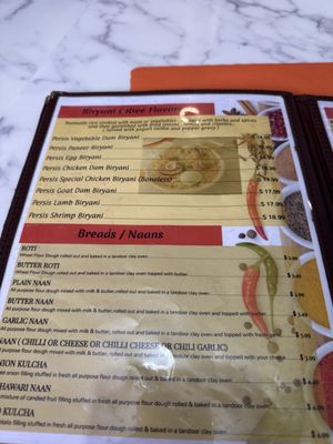Menu photo 2 Persis Indian Grill Jacksonville, FL Menu photo 2 Persis Indian Grill Jacksonville, FL